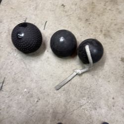 Tornado and Slam balls workout equipment