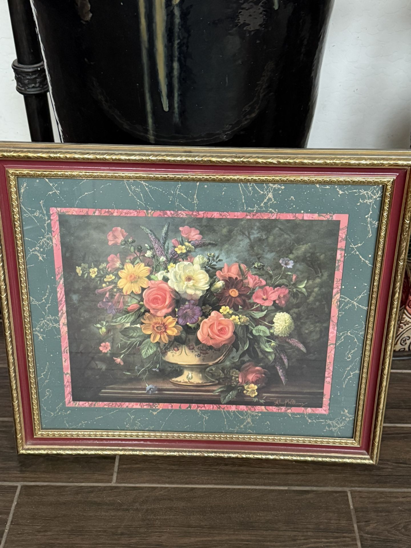 Albert Williams Floral Painting 