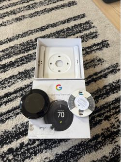 Google Nest Learning Thermostat 3rd Gen Mirror Black renewed/refurbished