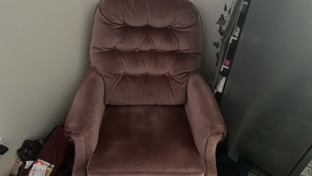 Pink rocking chair