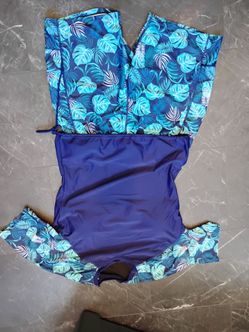 tournesol women two pc bathing suit xl