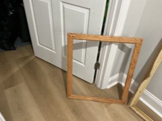Two big old frame (32” x 27” outside, 27” x 23” inside , and a smaller frame all for $25