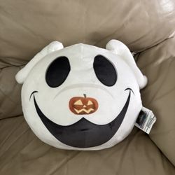 Nightmare Before Christmas Zero Cloud Pillow Plush Pumpkin Nose