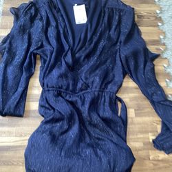 Shimmer Long Sleeve Dress