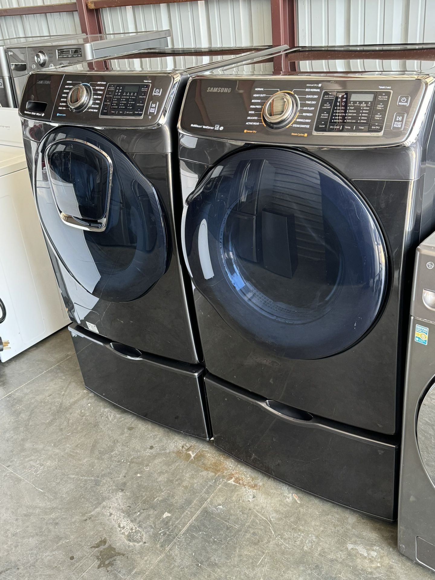 Great Front Load  Samsung  Washer And Front Load Samsung Dryer Electric ⚡️ 