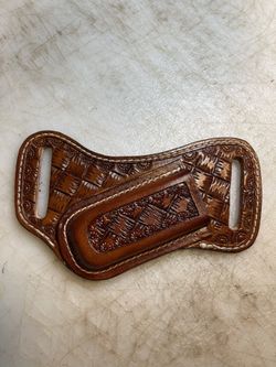 Estuche De Cuero Para Nabaja Regular $45