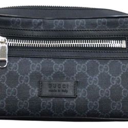 GG Black small belt bag