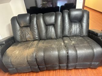 Free - Two Three seater Power recliner