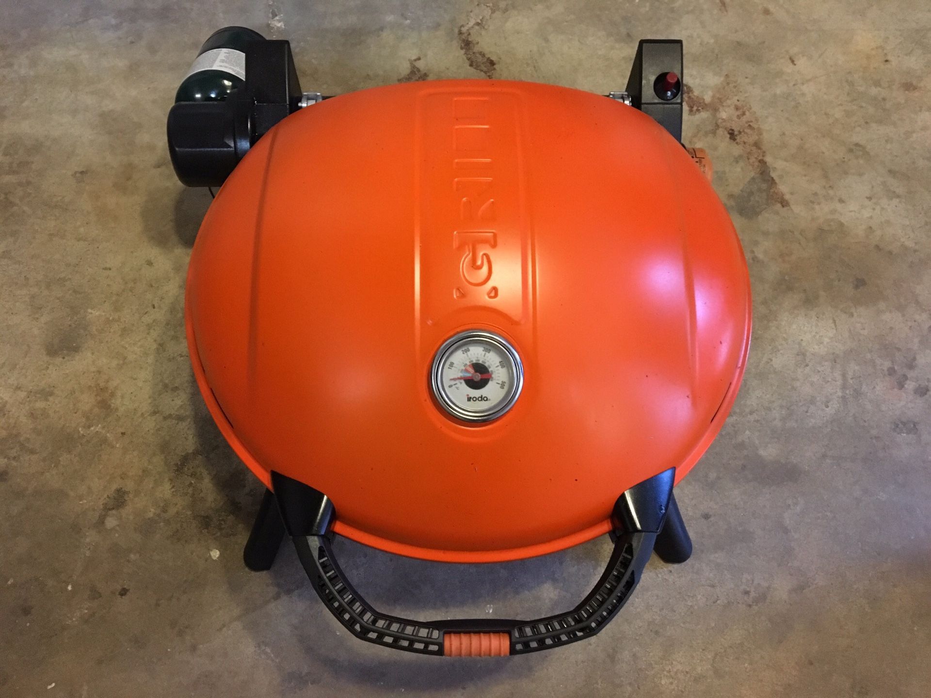 Iroda O-Grill 900T portable propane tabletop grill
