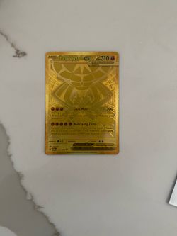 Gold mega zygarde ex near mint