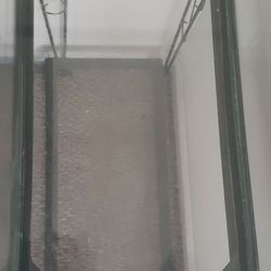 55 Gallon Aquarium. W Light Filters Heaters Rocks