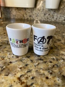 Fathers Day Shot Glass/toothpick Holder