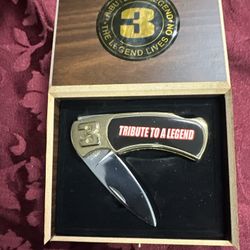 Dale Earnhardt folding pocketknife