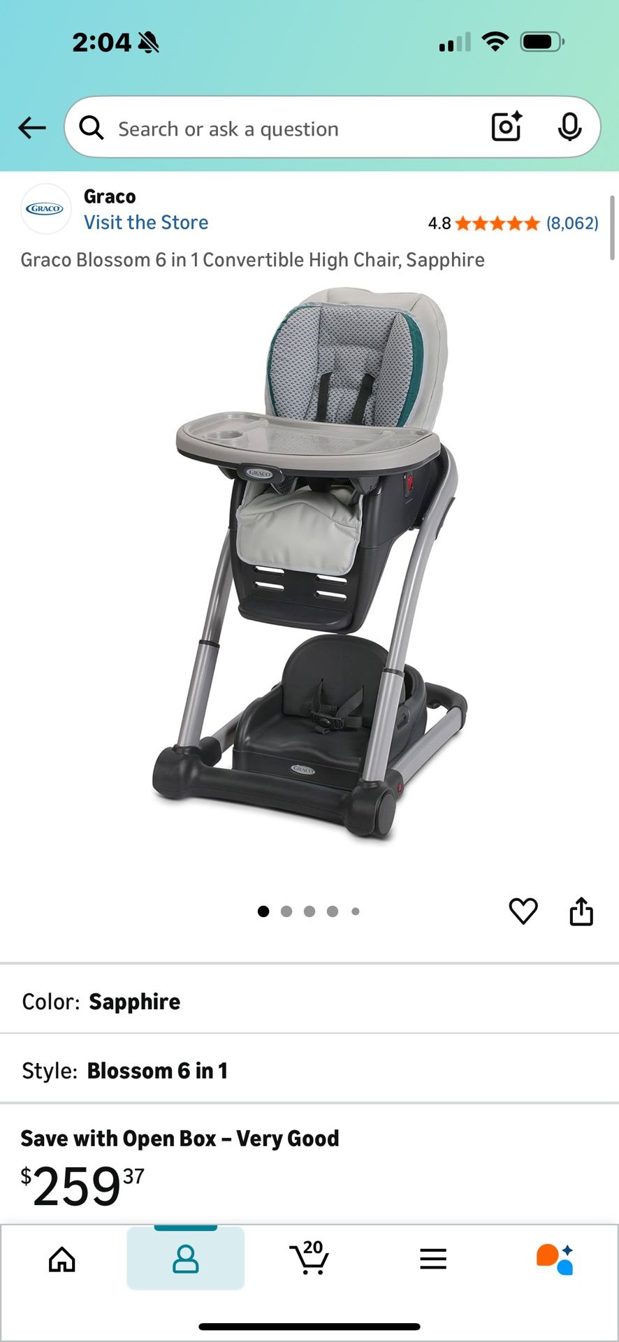 Graco Convertible Highchair