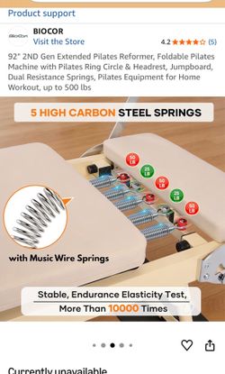 Pilates reformer