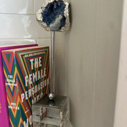 Blue Crystal Bookend 