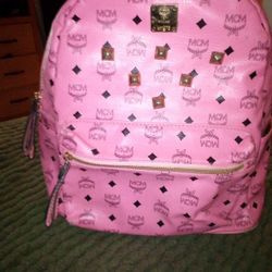 Mcm Backpack (Pink)