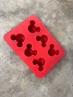 Disney Mickey Mouse Red Silicone Baking Mold