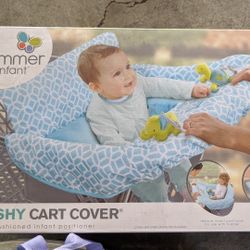 Summer Infant 2-in-1 Cushy Cart Cover with cushioned infant positioner