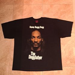 Rap Tee Noop Doggy Dogg Tha Doggfather T-shirt Size 2XL 
