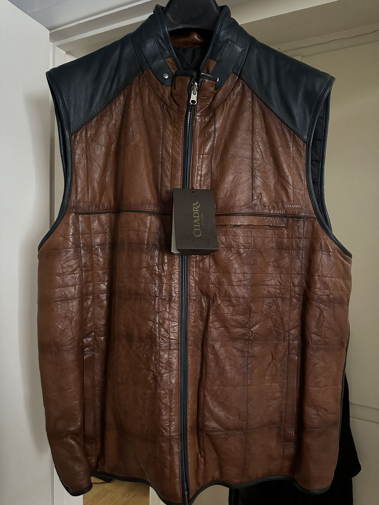 Reversible Handmade Mexican Leather Vest