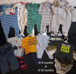 6-9 MONTHS BABY BOY WINTER CLOTHES (ROPA PARA NIÑO BEBE DE INVIERNO TALLA 6-9 MESES)