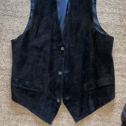 Black Swade Mens Vest