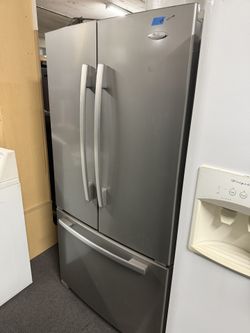 Used GE Gold French Door Fridge 