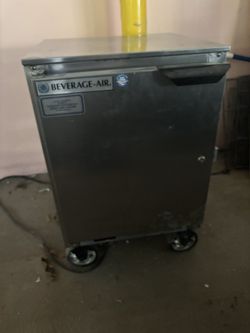 Beverage-Air 20” under counter stainless steel freezer 