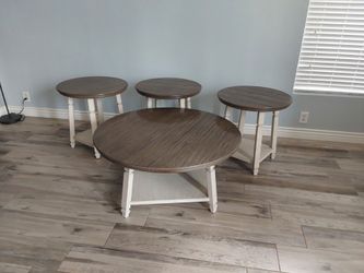 Living room table set