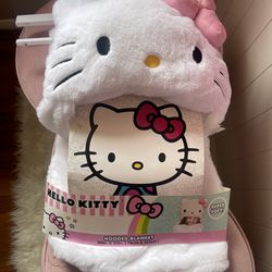 Hello Kitty Hooded Blanket 