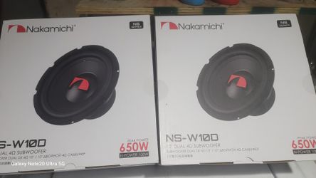 Nakamichi 10 Inch Subwoofer 