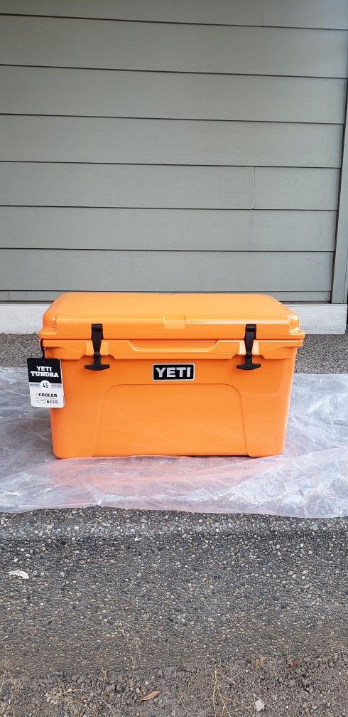 Yeti Tundra 45 Hard Cooler King Crab Orange