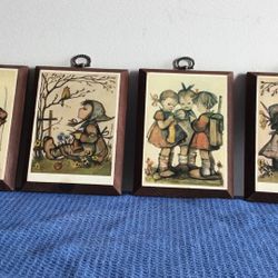 4 Hummel Plaques