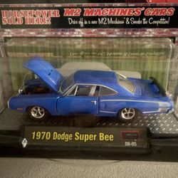 BLUE 1970 Dodge Super Bee  M2 MACHINES 1:64 Muscle-Cars 08-05  NIP