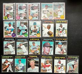 Vintage 1968 & 1971 Topps MLB cards 21 (NM)