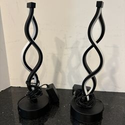 2 Spiral LED Lights