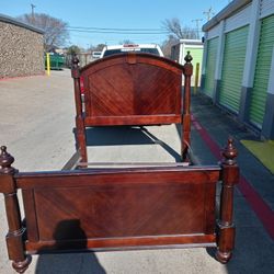 Wood Frame Bed