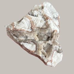 Lace Agate With Crystals. Gemstones Minerals Rocks Crystals
