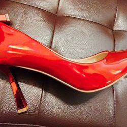 Red (or Blood Orange) Steve Madden Heels