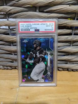 2020 Topps Chrome Update Sapphire Luis Robert PSA 10 Low Pop.