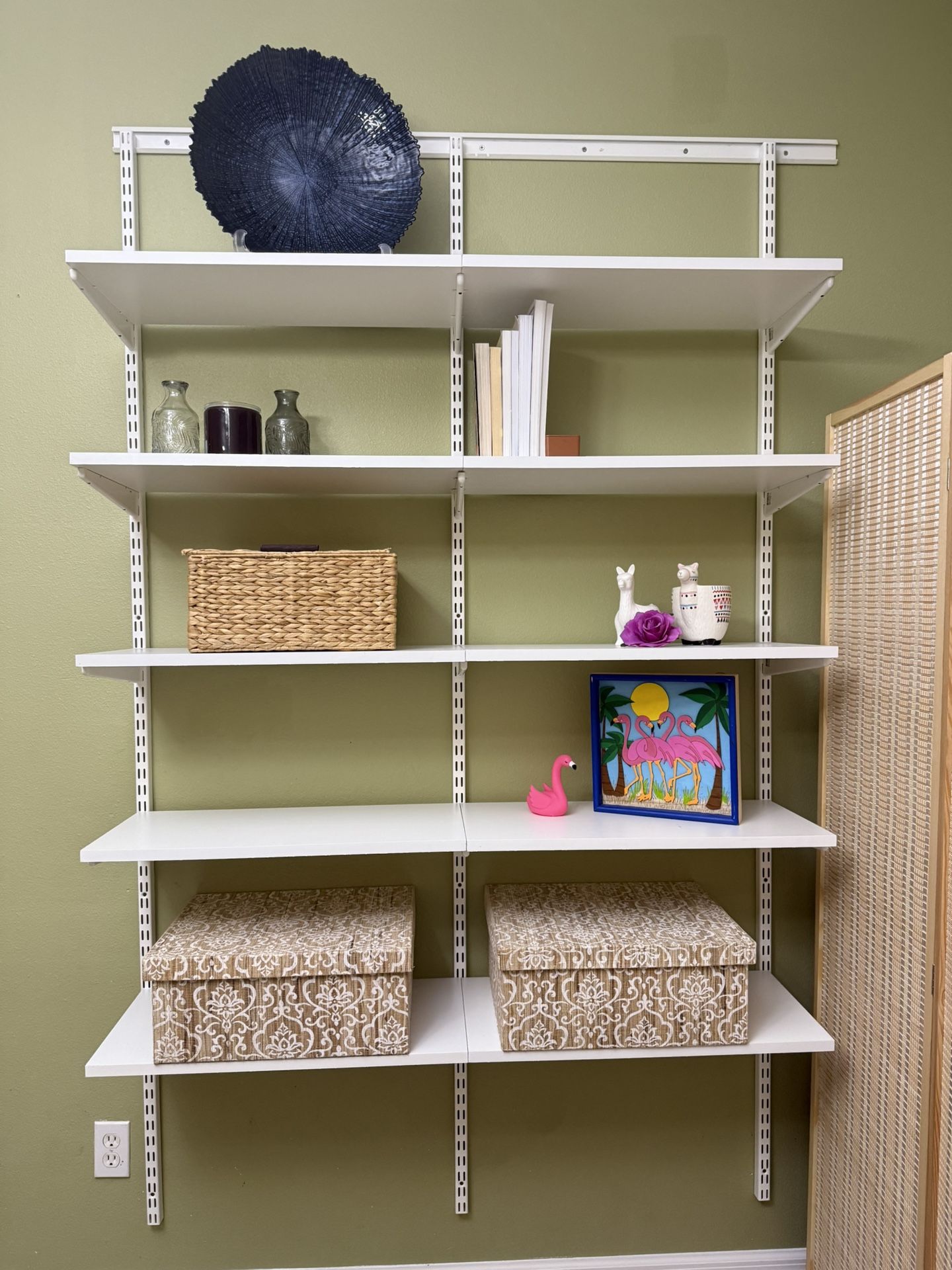 Elfa melamine Shelf System