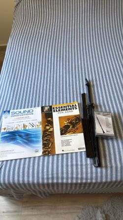 Clarinet Starter Bundle – Music Stand, Books & Cleaning Kit