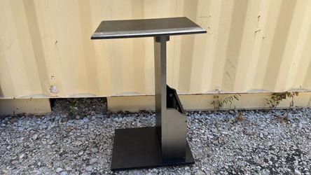 Black Couch Table with Book or Computer/Tablet Holder