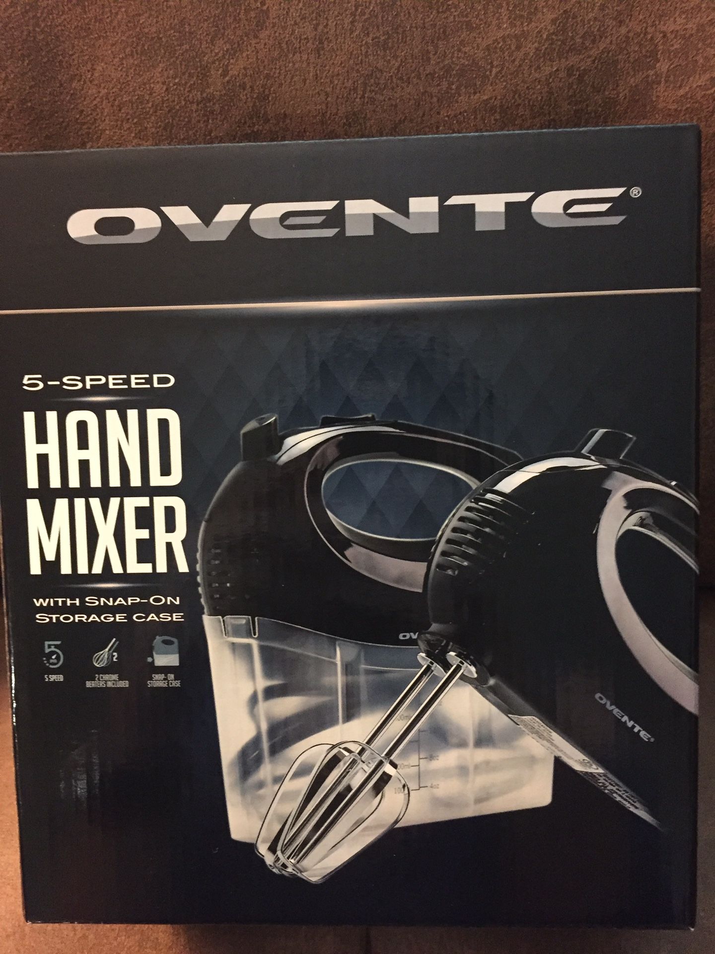 Ovente Hand Mixer 5 Speed NEW