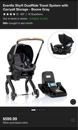 Evenflo Dual Shyft combo stroller
