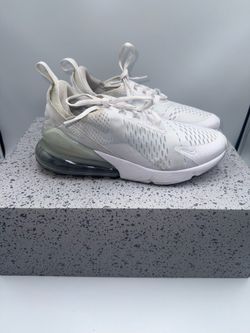 Nike Air Max 270 White/Grey 🫧 | Size 6.5Y | Clean Pair