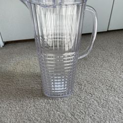 Beautiful Pitcher + Ice Stopping Lid - Brilliant Radiance!