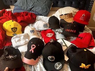 Snapback assortment.