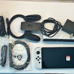 Nintendo switch oled with super smash bros ultimate